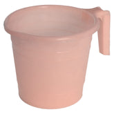 Heart Home Plastic Bathroom Mug, 2 Litre- Pack of 4 (Peach)-50HH0877